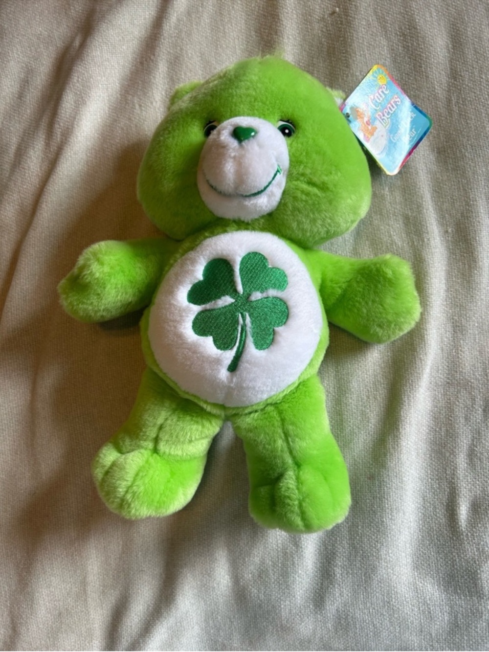 Care Bears Green Plush with Clover Tummy Emblem